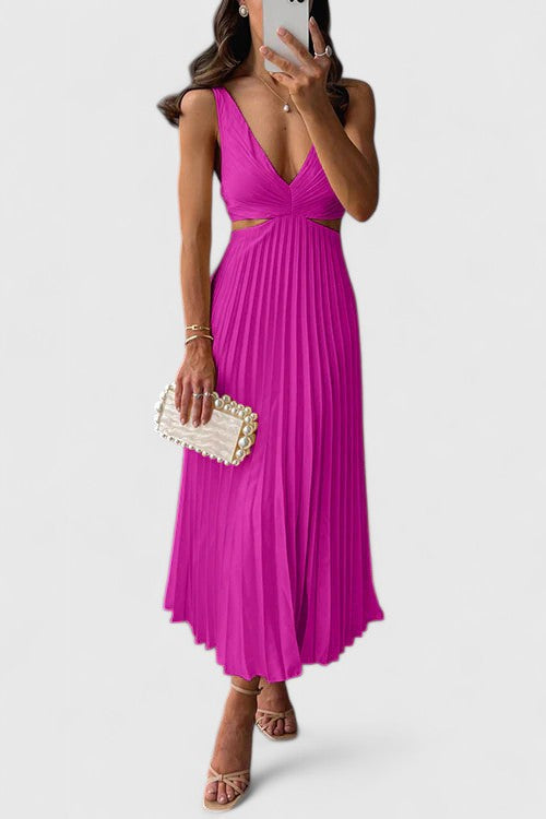 קרן - שמלה אלגנטית ללא שרוולים