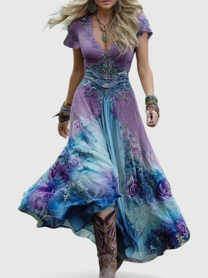 סידנה - שמלת מקסי אלגנטית