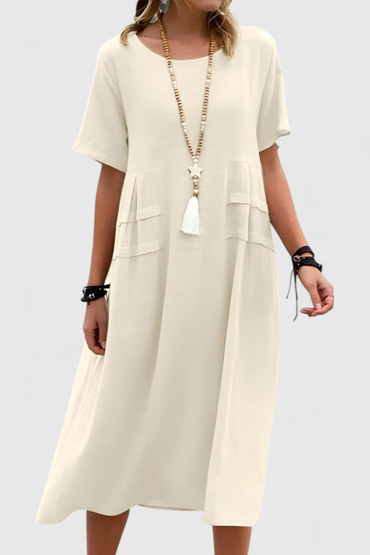 קריסטינה - שמלת מידי אלגנטית