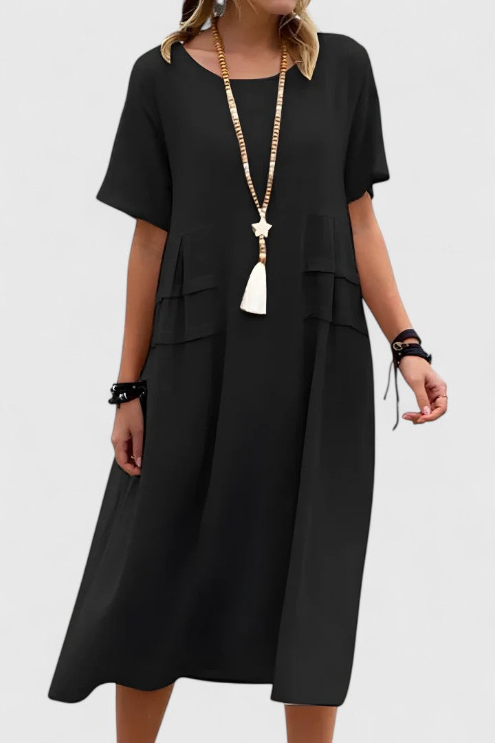 קריסטינה - שמלת מידי אלגנטית