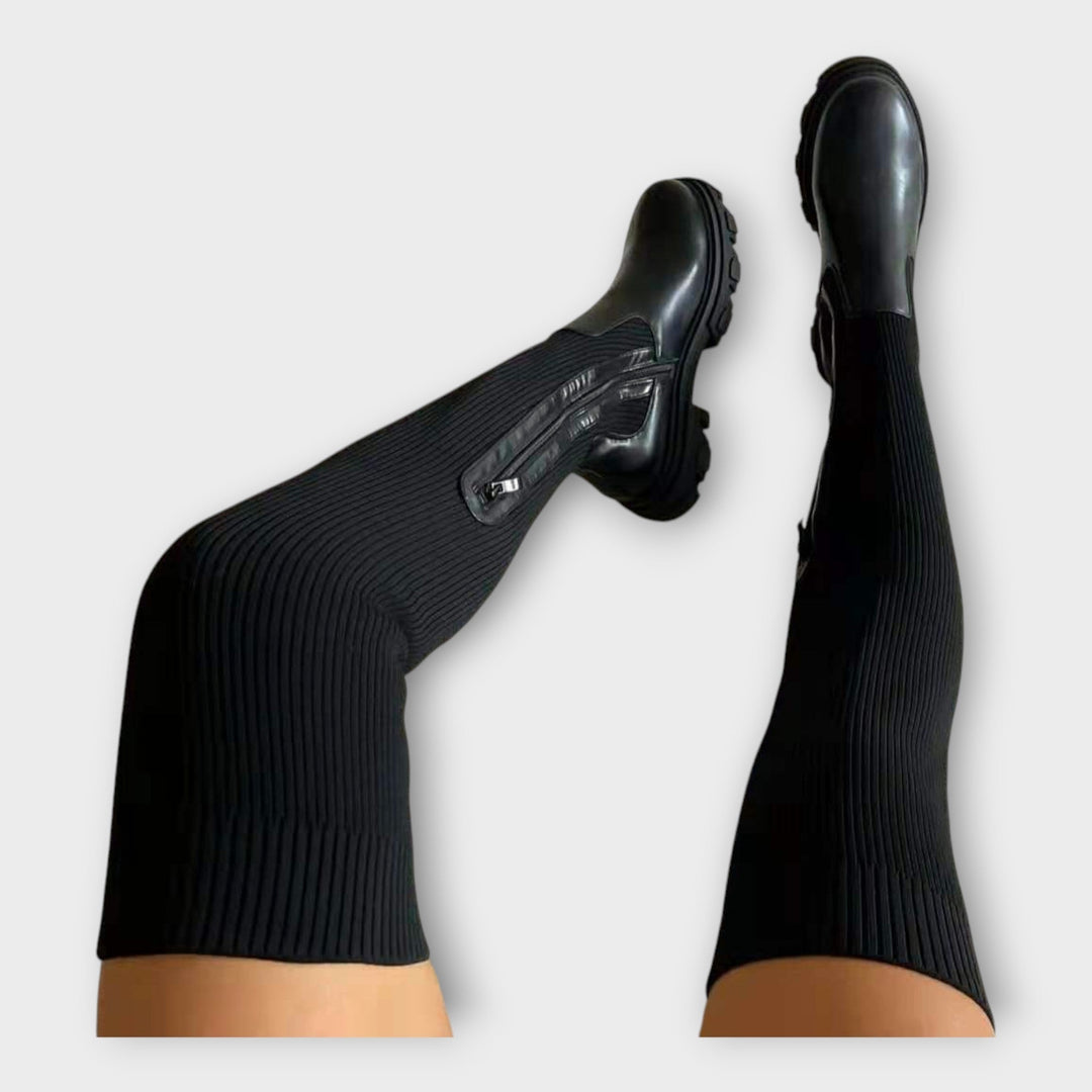 מגפיים מודרניים עם עיצוב מינימליסטי