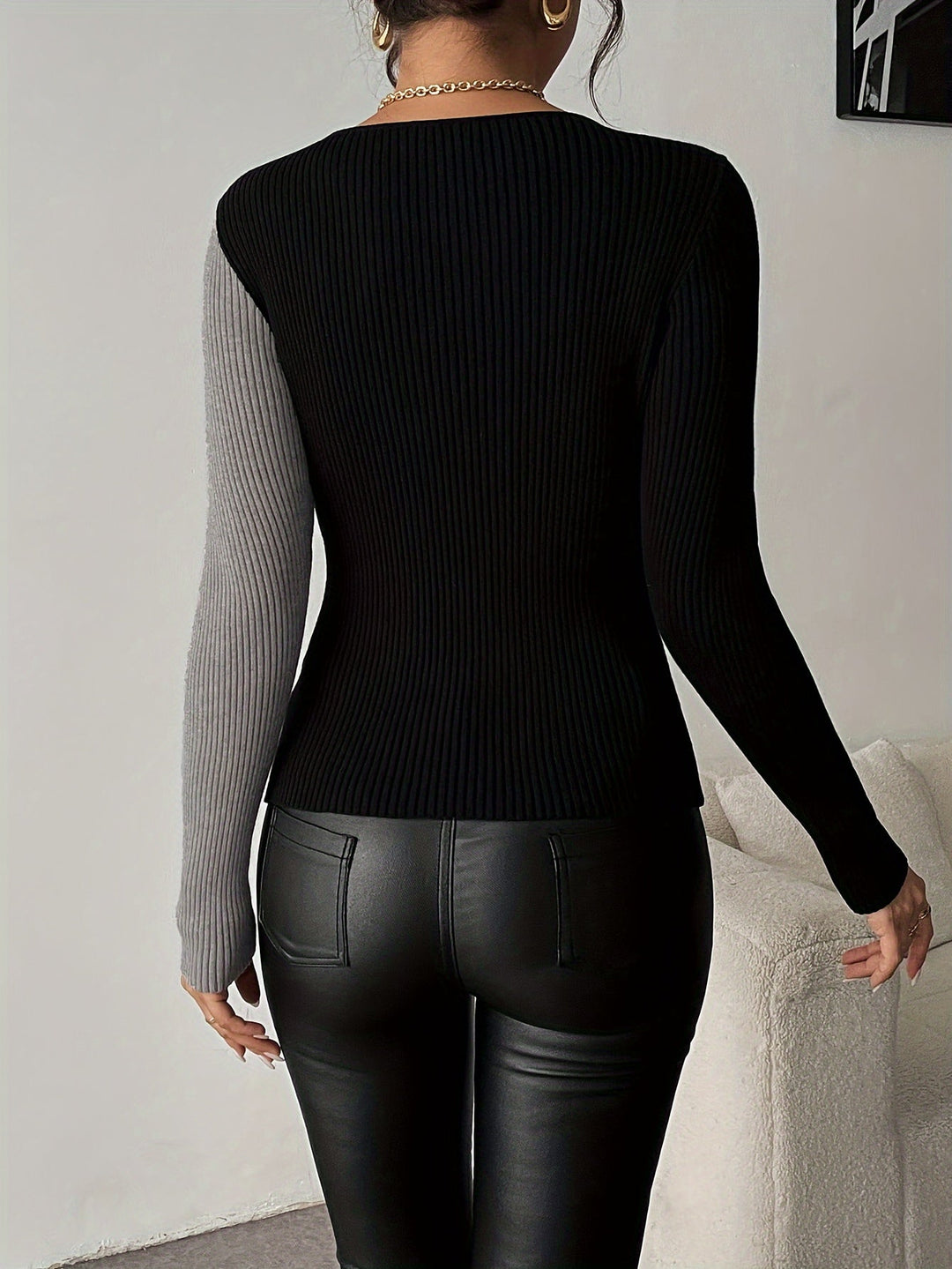 קז’ואל™ | טופ יומיומי עם שרוולים ארוכים