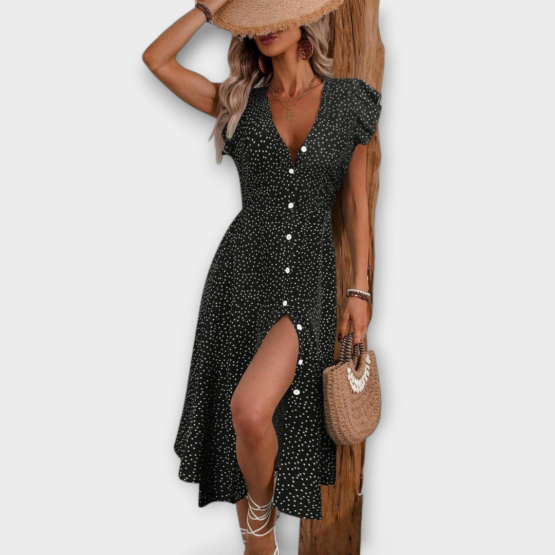 מריבאת' - שמלת קו A אלגנטית