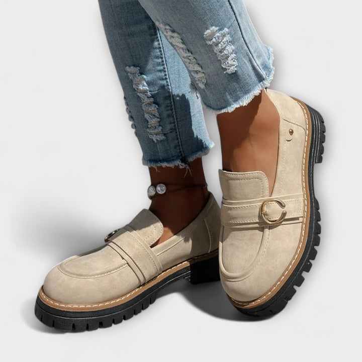 סברני™ | מוקסינים קז'ואל עם קצה מעוגל