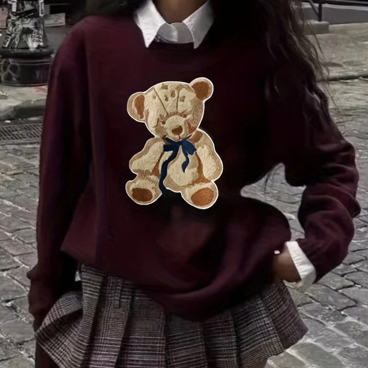 טדי™ | סוודר פולו עם דובון חמוד