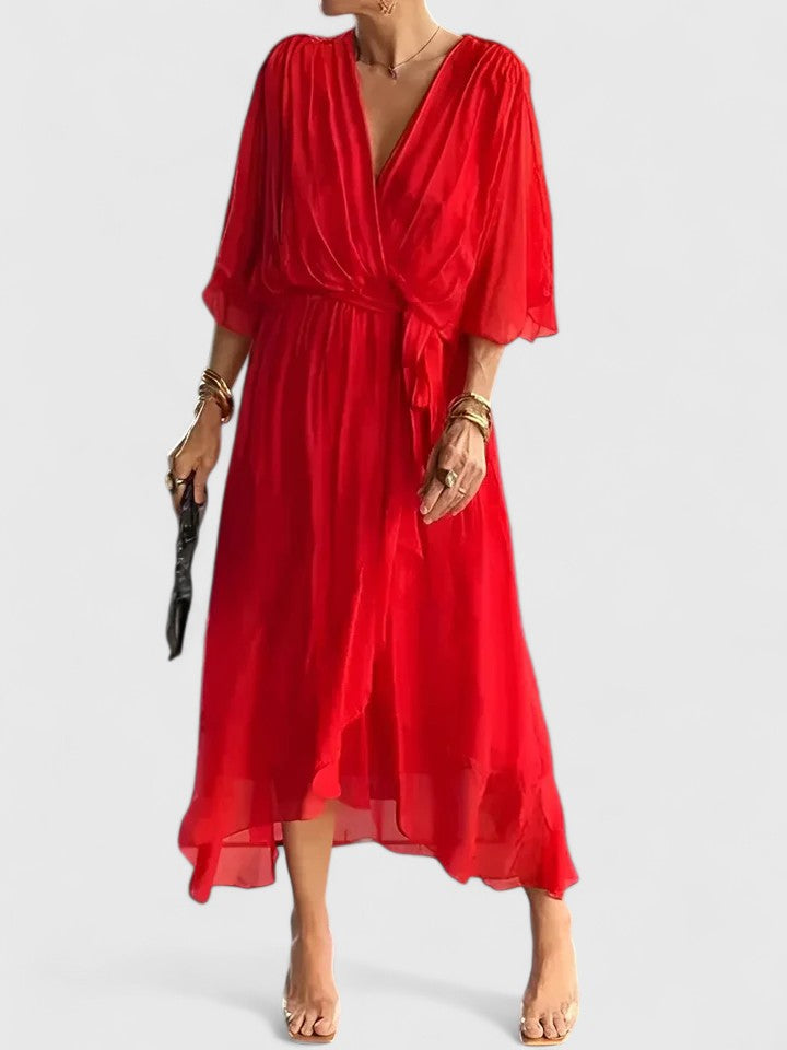 נדה - שמלת וי אלגנטית