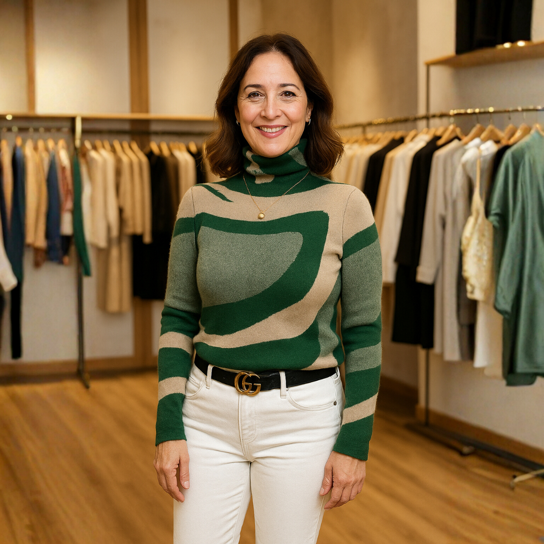 סיגל – סוודר טרטל־נק אמנותי